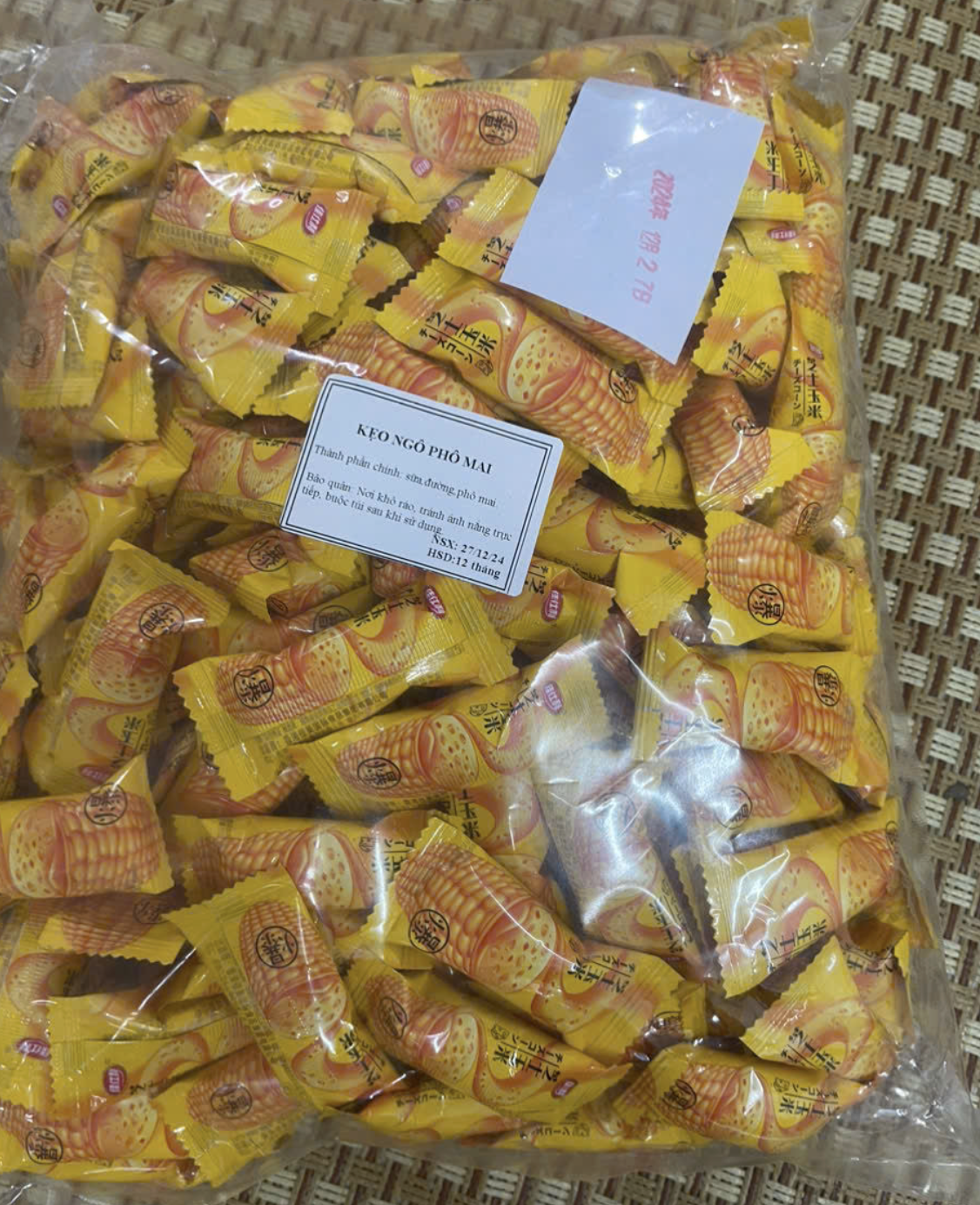 Kẹo ngô Trung Quốc 2,5kg